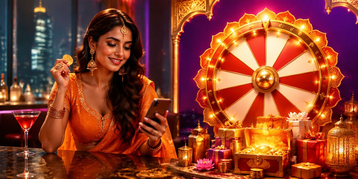 Player enjoying colorful slot games on mobile device in India
